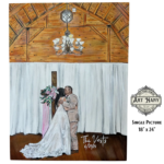 First dance live wedding painting Miamisburg