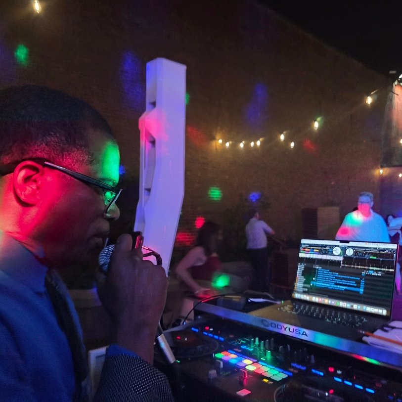 DJ Spyder Beats performing reception wedding