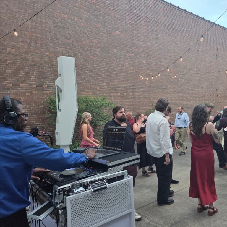 DJ Spyder Beats performing a wedding reception in Lexington KY
