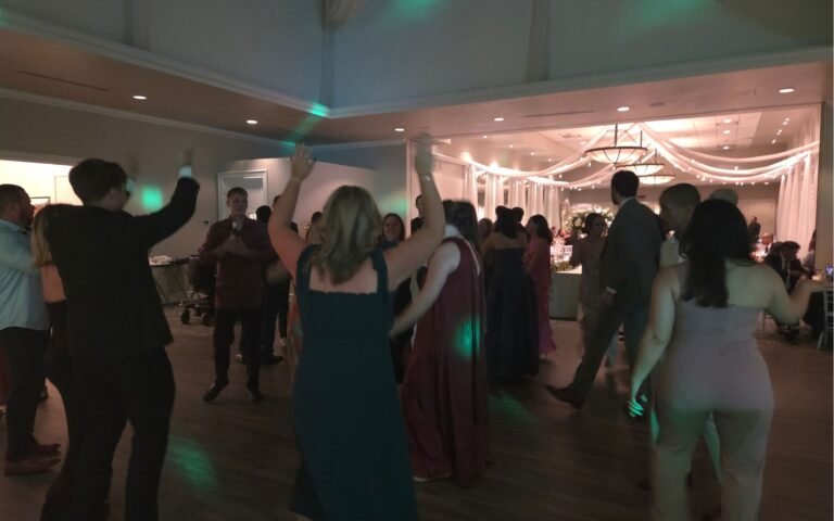 DJ Spyder Beats providing wedding reception entertainment