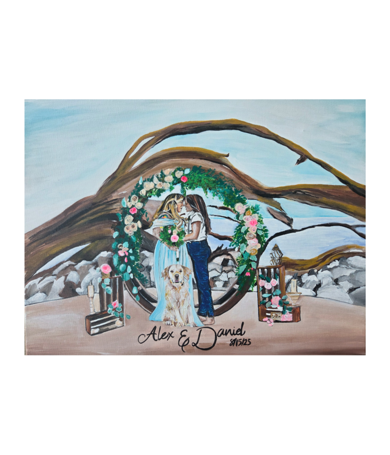 Live Wedding Painting