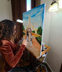 Live Wedding Painting