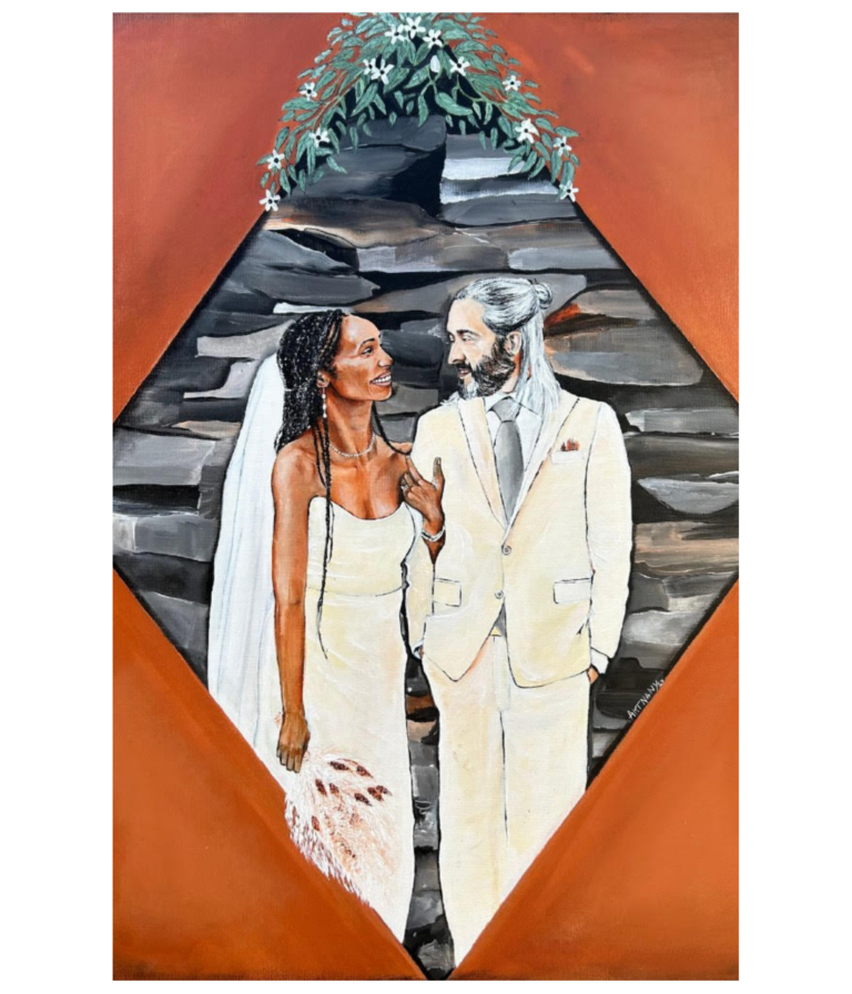 Live Wedding Painting in Columbus