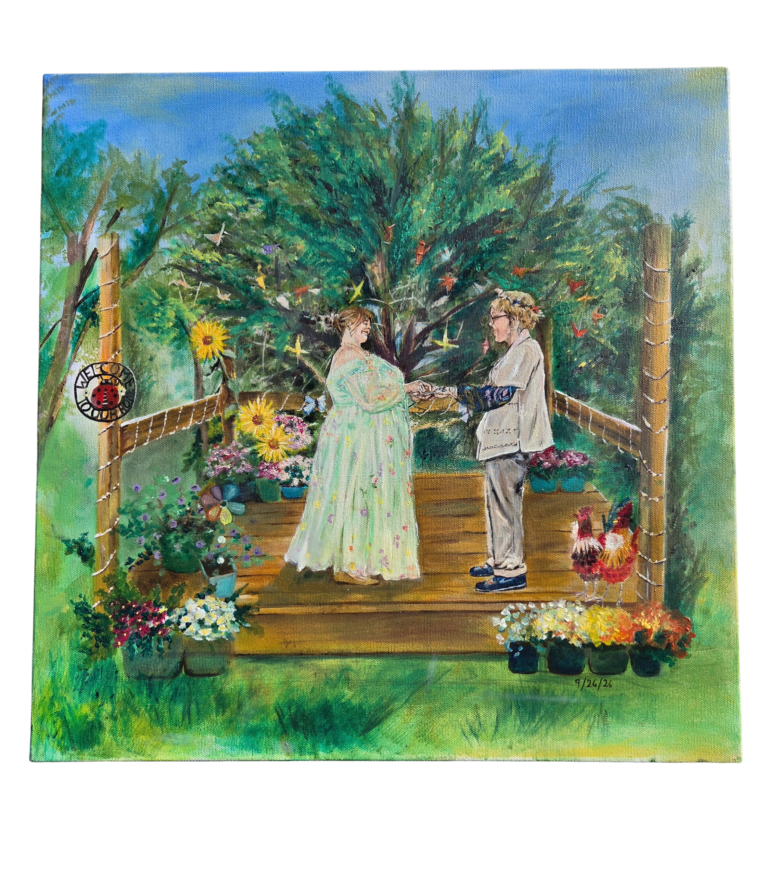 Live Wedding Painting in Indiana